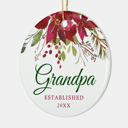 Zwangerschapsaankondiging | Nieuw Geschenk Voor Op Keramisch Ornament (Links)