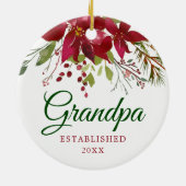 Zwangerschapsaankondiging | Nieuw Geschenk Voor Op Keramisch Ornament (Achterkant)