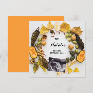Zwangerschapsaankondiging Pompoen Herfst Herfstkra Aankondiging