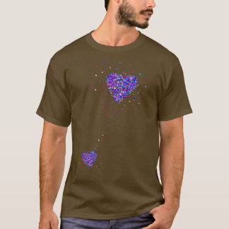 Zwangerschapsaankondiging Zwanger hart 4 T-shirt