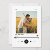 Zwangerschapsaankondigingkaart met foto van het li kaart (Voorkant)