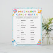 Zwangerschapsafstand [Baby Basics Blue] Briefhoofd (Staand voorkant)