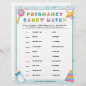 Zwangerschapsafstand [Baby Basics Blue] Briefhoofd (Voorkant / Achterkant)