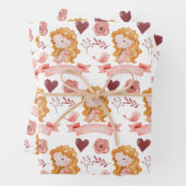 Zwangerschapsaggregaten Papierbladen overvullen Inpakpapier Vel (In situ)