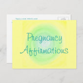 Zwangerschapsbevestigingen, briefkaarten (Voorkant / Achterkant)