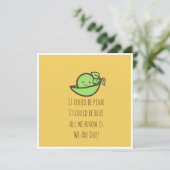 Zwangerschapskaart Kaart (Staand voorkant)