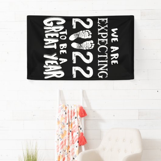 Zwangerschapsuitkondiging 2022 verwachten we spandoek (Insitu)