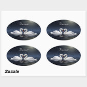 Zwans Ovale Sticker (Vel)