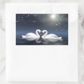 Zwans Rechthoekige Sticker (Tas)