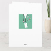 Zware Afstuderen-congraties Kaart (Achterkant)