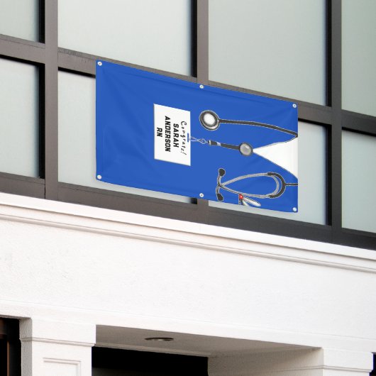 Zware Afstuderen-congraties Spandoek (Buitenkant Gebouw)