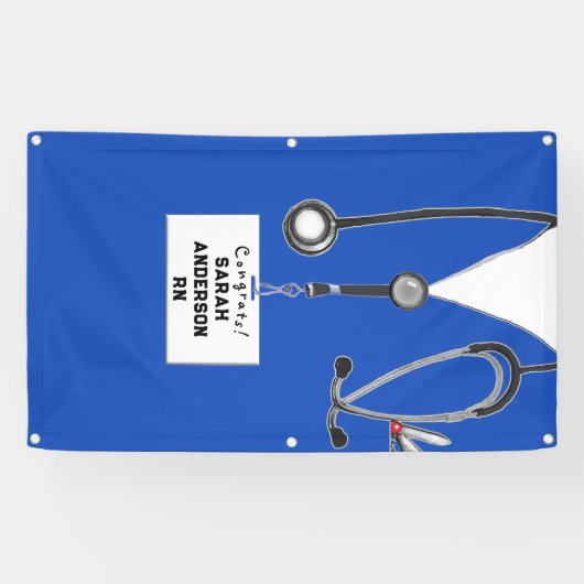 Zware Afstuderen-congraties Spandoek (Horizontaal)