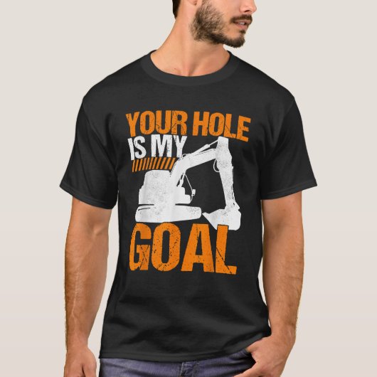 Zware Apparatuur Operator Graafmachine Operator T-shirt (Voorkant)