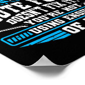 Zware apparatuur Technicus Zware dienst Poster (Hoek)