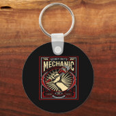 zware bedrijfsmechanica sleutelhanger (Voorkant)