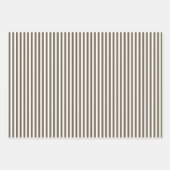 Zware bruine en witte strepen inpakpapier vel (Voorkant)