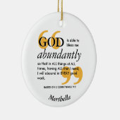 ZWARE Christelijke gebeden Keramisch Ornament (Rechts)