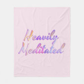 Zware geMeditteerde roze move Aqua Blue Fleece Deken (Voorkant)