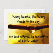 Zware harten briefkaart (Voorkant / Achterkant)