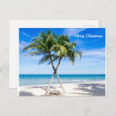 Zware kerstboompalmen briefkaart (Voorkant / Achterkant)