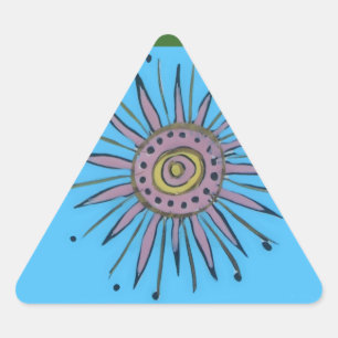 Zware kerstfeestdag, zonneschijn.png driehoek sticker