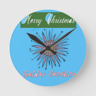 Zware kerstfeestdag, zonneschijn.png ronde klok