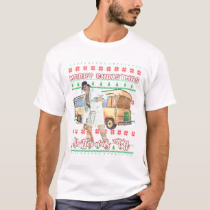 Zware kerstfeestjes, volledige Funny Holiday Ugly  T-shirt