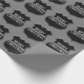 Zware kerstkaarten cadeaupapier (Hoek)