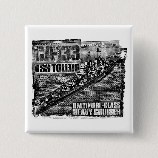 Zware kruiser Toledo Button (Voorkant)