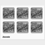 Zware kruiser Toledo Square Sticker (Vel)