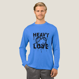 Zware Liefde - Druppelend Hart & Kettingen Gothic Tri-Blend Shirt