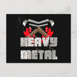Zware metal briefkaart