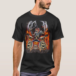ZWARE METAL ZOMBIE DRUMMER T-SHIRT