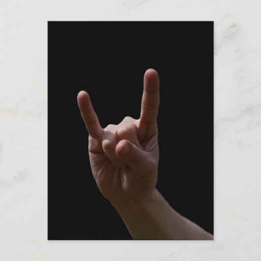 zware metalen briefkaart (Voorkant)