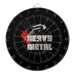 Zware metalen dartbord