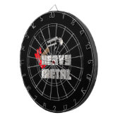 Zware metalen dartbord (Voorkant Rechts)