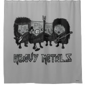 Zware metalen douchegordijn (Voorkant)