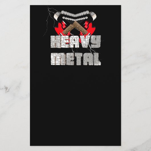 Zware metalen flyer (Achterkant)