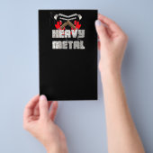 Zware metalen flyer (Hand)
