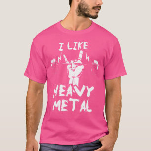 Zware metalen gewichtstoename lichaamsbouw Gym Wor T-shirt