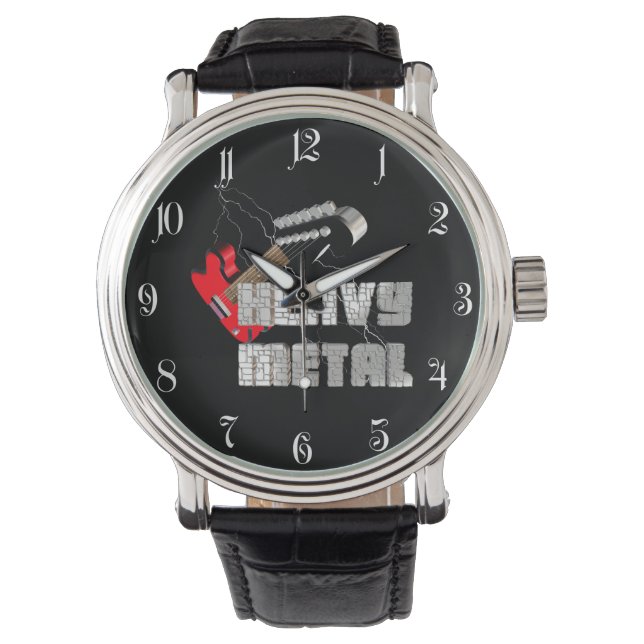 Zware metalen horloge (Voorkant)