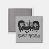 Zware metalen magneet (Voorkant / Achterkant)