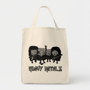Zware metalen tote bag
