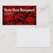 Zware metalen Visitekaartje (Voorkant / Achterkant)