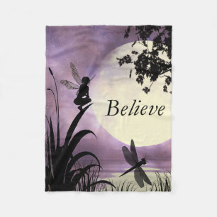 Zware moonlight Believe fleece deken