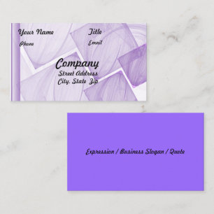 Zware Paarse Tegel Visitekaartje