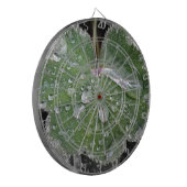 zware regenval dartbord (Voorkant Links)