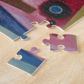 Zware Rood door Wassily Kandinsky Legpuzzel (Zijkant)