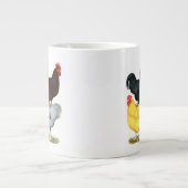 Zware rooster Chicken Quartet Extra Grote Mok (Voorkant)