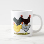 Zware rooster Chicken Quartet Extra Grote Mok (Rechts)